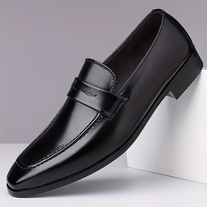 Mocassins Bride Finition Habillée À Enfiler Bout Rond Pour Homme