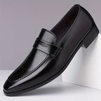 Mocassins Bride Finition Habillée À Enfiler Bout Rond Pour Homme