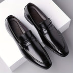 Mocassins Bride Finition Habillée À Enfiler Bout Rond Pour Homme