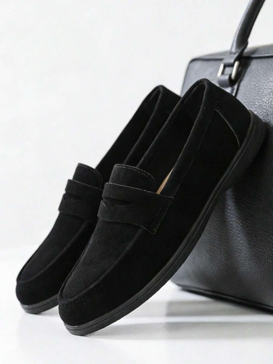Mocassins Bride À Lacets Coutures Apparentes Pour Homme