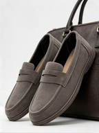 Mocassins Bride À Lacets Coutures Apparentes Pour Homme