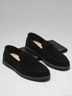 Mocassins Bride À Lacets Coutures Apparentes Pour Homme