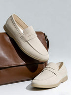 Mocassins Découpe Frontale À Lacets Bandeau Pour Homme