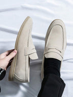 Mocassins Découpe Frontale À Lacets Bandeau Pour Homme