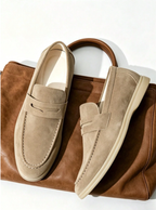 Mocassins Empeigne Unie Bride À Enfiler Pour Homme