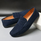 Mocassins À Enfiler Coutures Apparentes Pour Homme