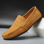 Mocassins À Enfiler Coutures Apparentes Pour Homme