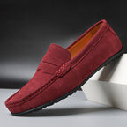Mocassins À Enfiler Coutures Apparentes Pour Homme