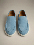 Mocassins À Enfiler Uni Coutures Apparentes Empeigne Unie Pour Homme