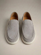 Mocassins À Enfiler Uni Coutures Apparentes Empeigne Unie Pour Homme