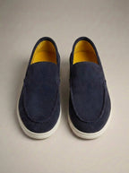 Mocassins À Enfiler Uni Coutures Apparentes Empeigne Unie Pour Homme