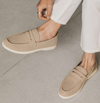 Mocassins Semelle Plateau À Lacets Bandeau Pour Homme