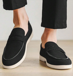 Mocassins Semelle Plateau À Lacets Bandeau Pour Homme