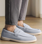 Mocassins Semelle Plateau À Lacets Bandeau Pour Homme