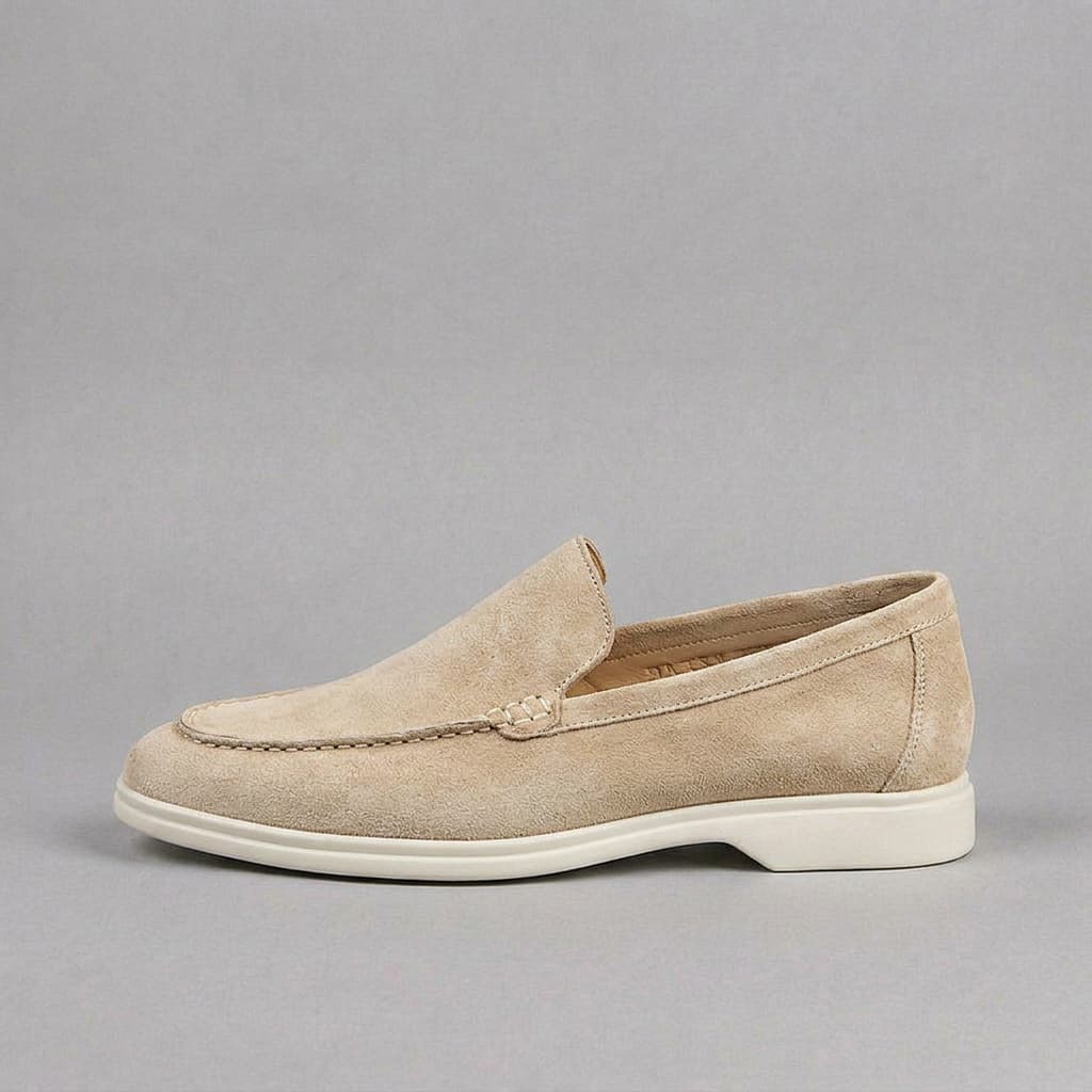 Homme Mocassins Aspect Daim
