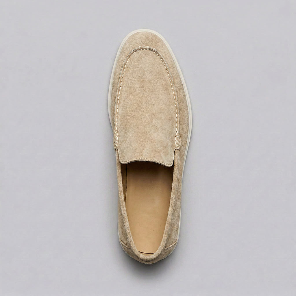 Homme Mocassins Aspect Daim