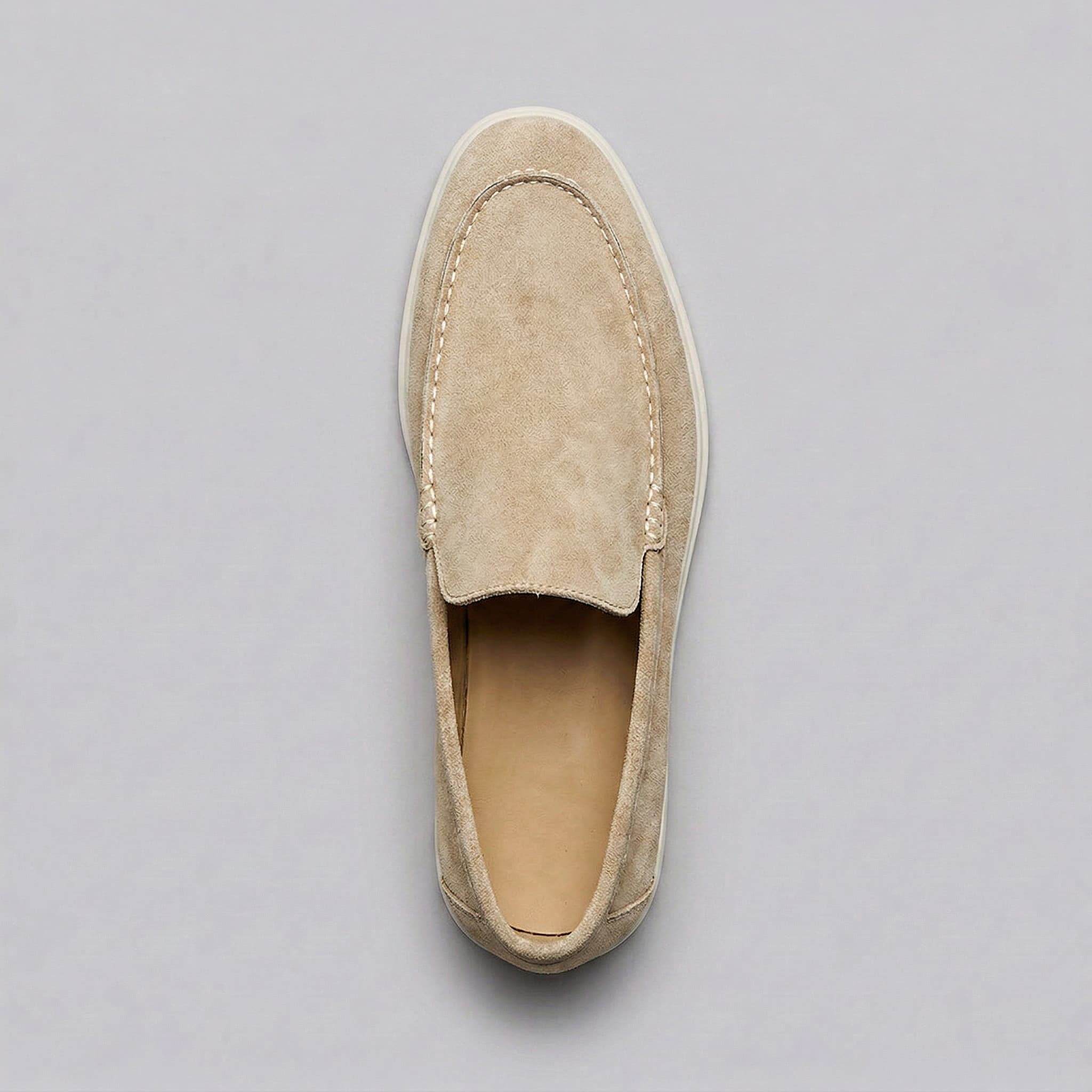 Homme Mocassins Aspect Daim