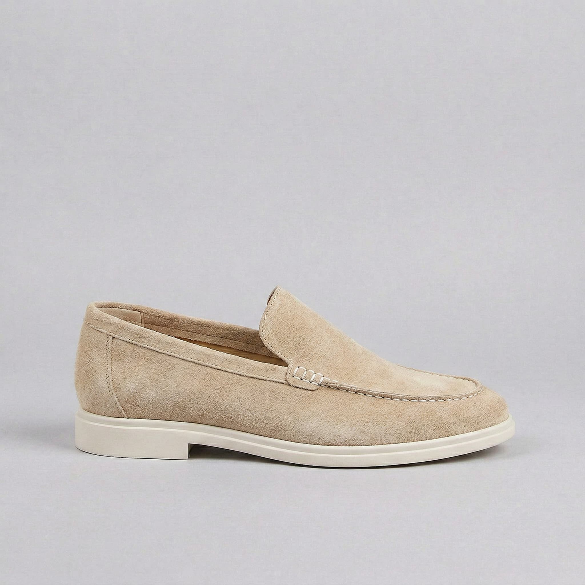 Homme Mocassins Aspect Daim