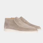 Mocassins Montantes À Lacets Coutures Apparentes Pour Homme