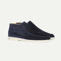 Mocassins Montantes À Lacets Coutures Apparentes Pour Homme
