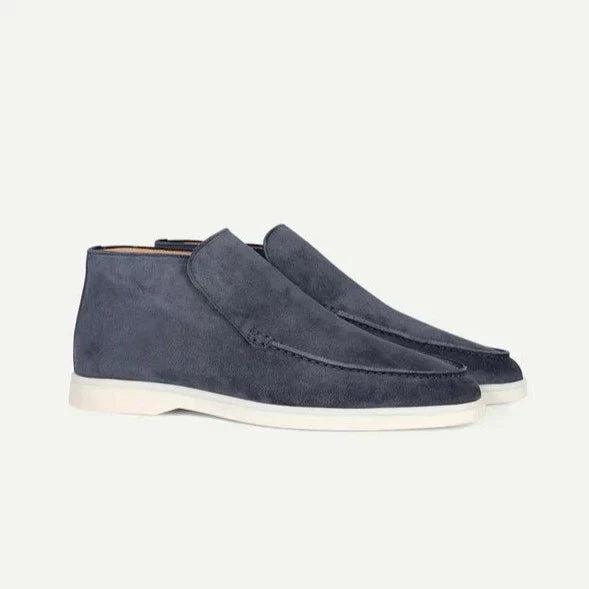 Mocassins Montantes À Lacets Coutures Apparentes Pour Homme