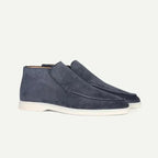 Mocassins Montantes À Lacets Coutures Apparentes Pour Homme