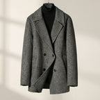 Homme Manteau Croisé Laine