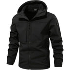 Veste Softshell Déperlante À Capuche Zippée Pour Homme