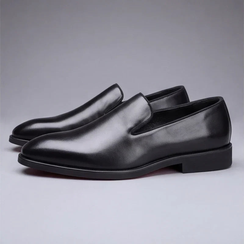 Homme Mocassins Aspect Cuir