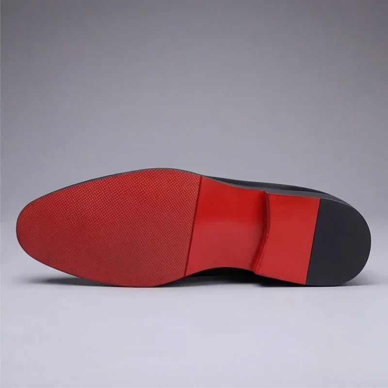 Homme Mocassins Aspect Cuir