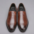 Homme Mocassins Aspect Cuir