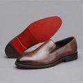 Homme Mocassins Aspect Cuir
