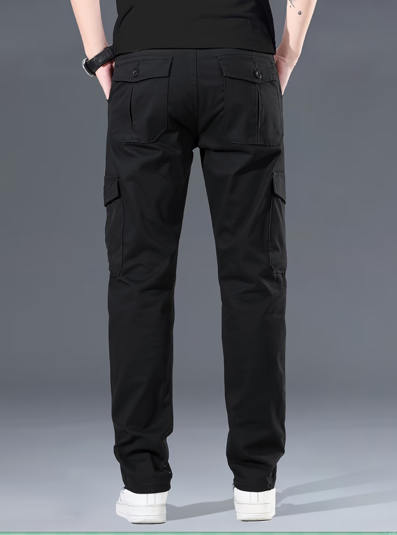 Pantalon Cargo Poches Coupe Droite Pour Homme