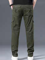 Pantalon Cargo Poches Coupe Droite Pour Homme