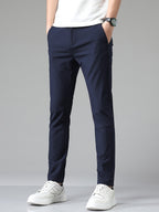 Homme Pantalon Taille Élastiquée