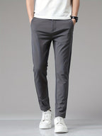 Homme Pantalon Taille Élastiquée