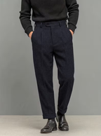 Homme Pantalon Plis Marqués