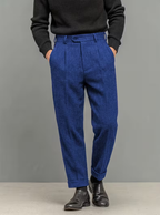 Homme Pantalon Plis Marqués