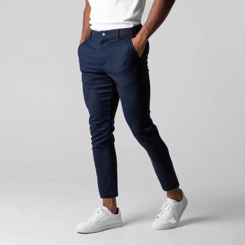 Homme Pantalon Coupe Ajustée