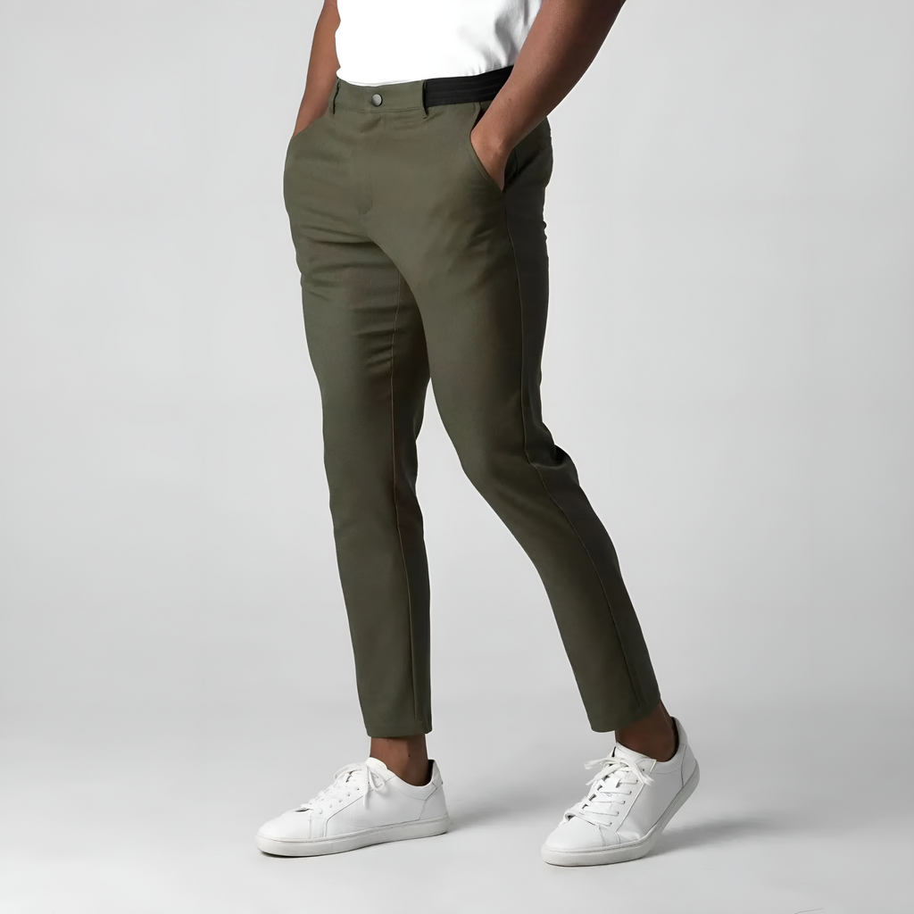 Homme Pantalon Coupe Ajustée