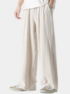 Homme Pantalon Ample Cordon