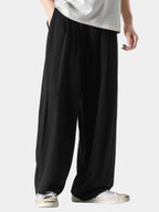 Homme Pantalon Ample Cordon