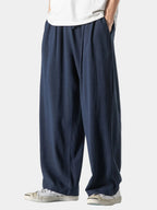 Homme Pantalon Ample Cordon