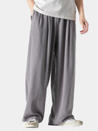 Homme Pantalon Ample Cordon