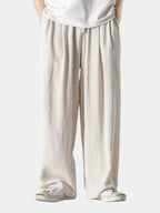 Homme Pantalon Ample Cordon