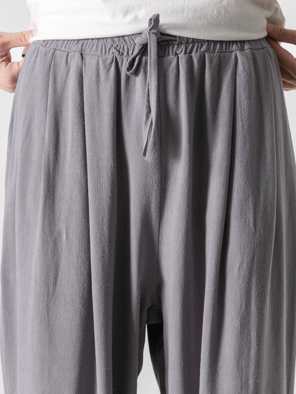 Homme Pantalon Ample Cordon