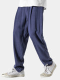 Pantalon Taille à Cordon Coupe Ample Pour Homme