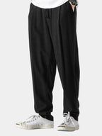 Homme Pantalon Cordon Ample