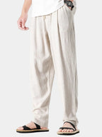 Homme Pantalon Cordon Ample