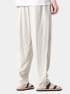 Pantalon Taille à Cordon Coupe Ample Pour Homme
